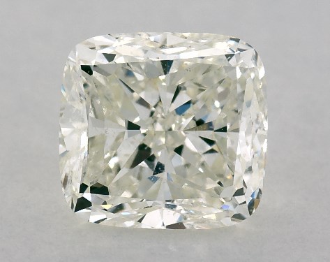 GIA 1.50 Carat J-SI1 Good Cut Cushion Modified Diamond